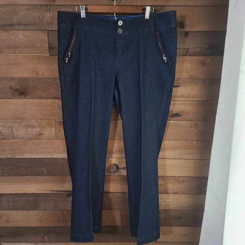 LANE BRYANT  Dark Wash Skinny  Pants SZ 16
